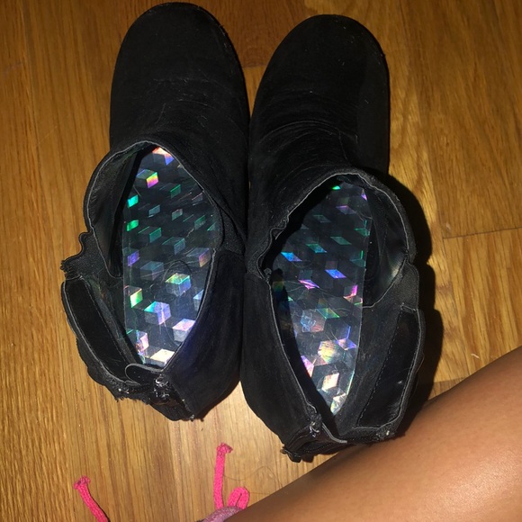 solid black booties - Picture 3 of 3